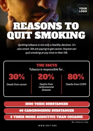 Edit a Tobacco Day poster