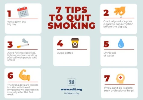 Edit a Tobacco Day poster