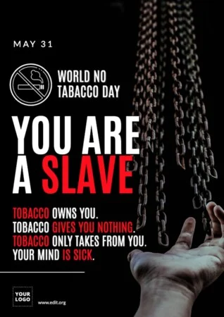Edit a Tobacco Day poster