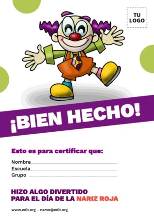 Edita un Diploma Voluntariado