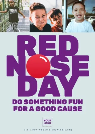 Modifica un design per la Giornata del Naso Rosso