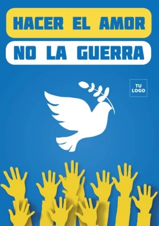 Editar un cartel del Día de la Paz