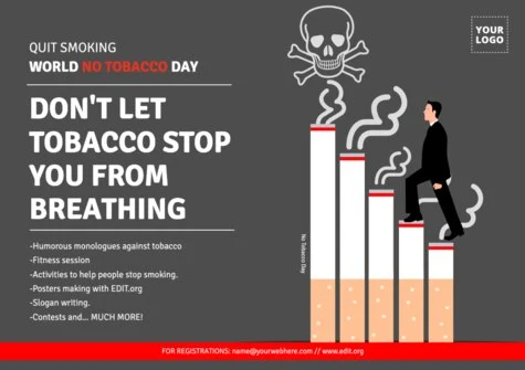 Edit a Tobacco Day poster