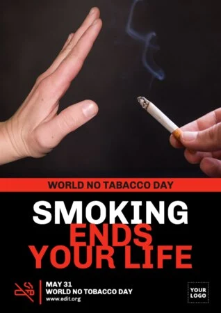 Edit a Tobacco Day poster