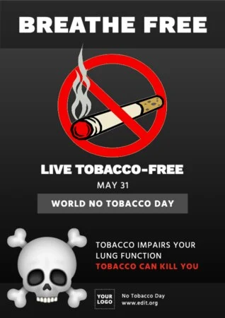 Edit a Tobacco Day poster