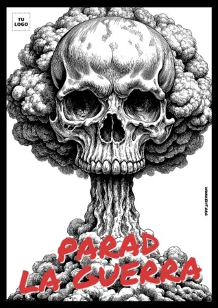 Editar un cartel de no a la guerra