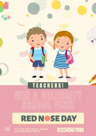 Modifica un design per la Giornata del Naso Rosso