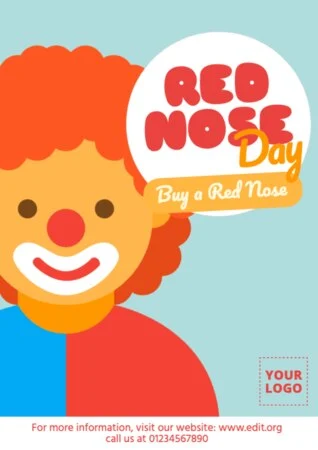 Modifica un design per la Giornata del Naso Rosso