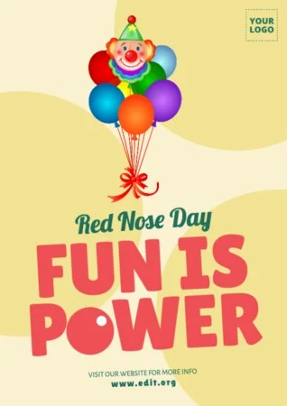 Modifica un design per la Giornata del Naso Rosso