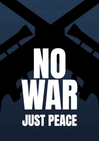 Editar um cartaz de não à guerra