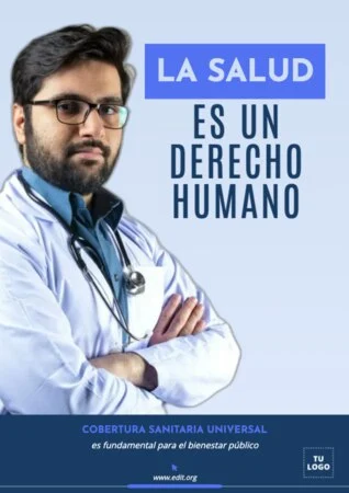Edita un diseño sobre seguros de salud