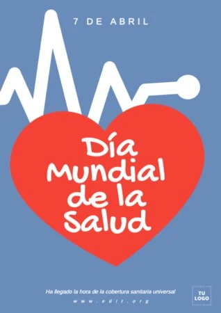 Edita un diseño del Día Mundial de la Salud