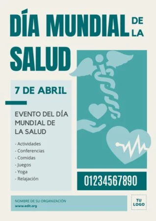 Edita un diseño del Día Mundial de la Salud