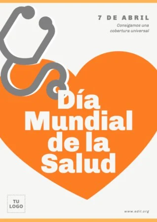Edita un diseño del Día Mundial de la Salud