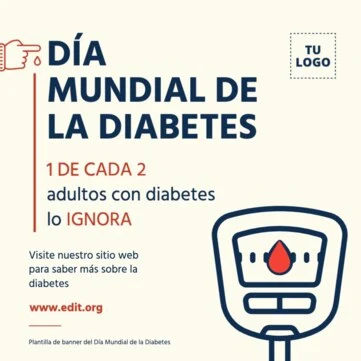 Edita un póster de Diabetes