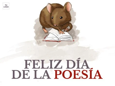 Edita un diseño del Día de la Poesía