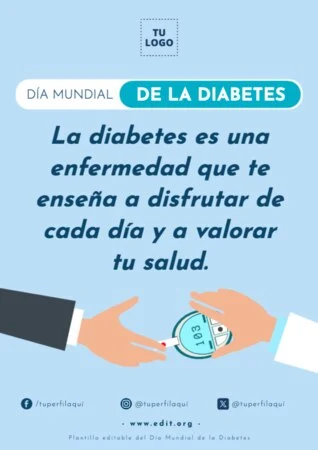 Edita un póster de Diabetes