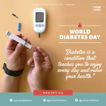 Edit a Diabetes banner
