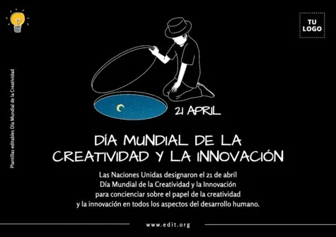 Edita un flyer sobre Creatividad