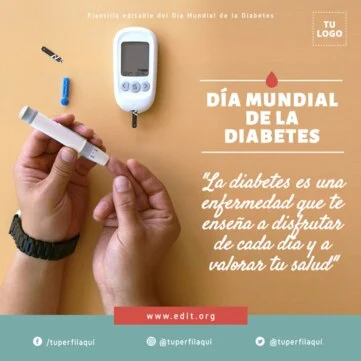 Edita un póster de Diabetes