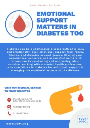 Edit a Diabetes banner