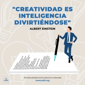 Edita un flyer sobre Creatividad