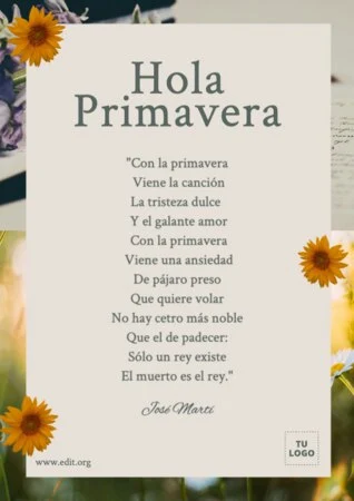 Edita un diseño primaveral