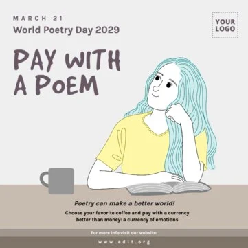 Edit a Poetry Day design