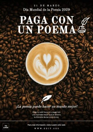 Edita un diseño del Día de la Poesía