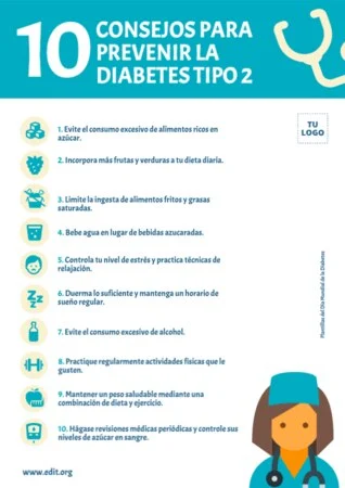 Edita un póster de Diabetes