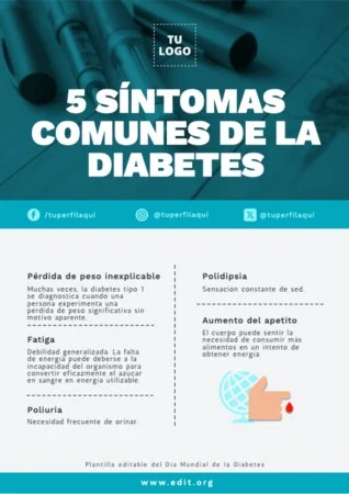 Edita un póster de Diabetes