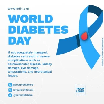 Edit a Diabetes banner