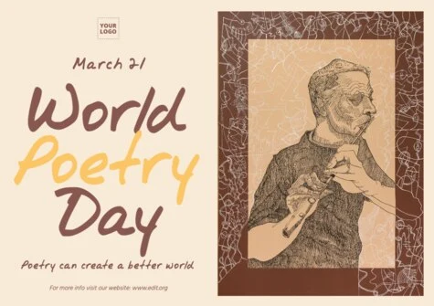 Edit a Poetry Day design