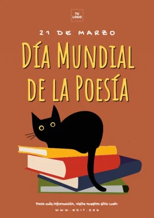 Edita un diseño del Día de la Poesía