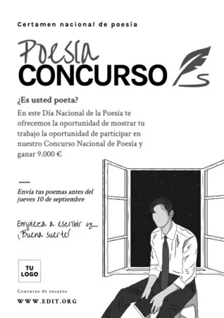 Edita un diseño del Día de la Poesía