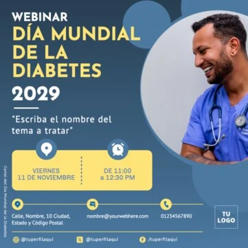 Edita un póster de Diabetes