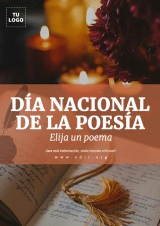 Edita un diseño del Día de la Poesía