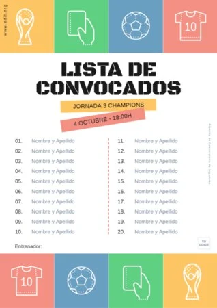 Edita una plantilla A4