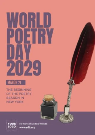 Edit a Poetry Day design