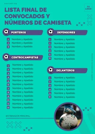 Edita una plantilla A4