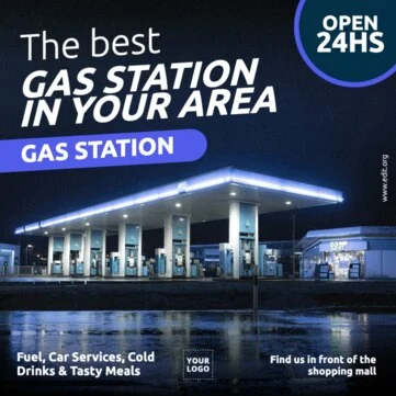 Edit a gas station template