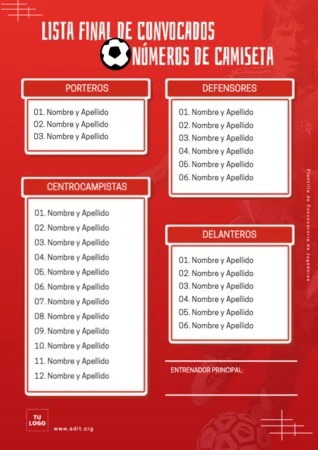 Edita una plantilla A4