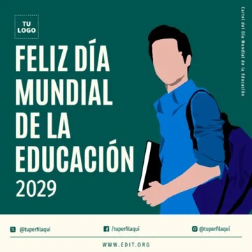 Edita flyers del Día de la Educación