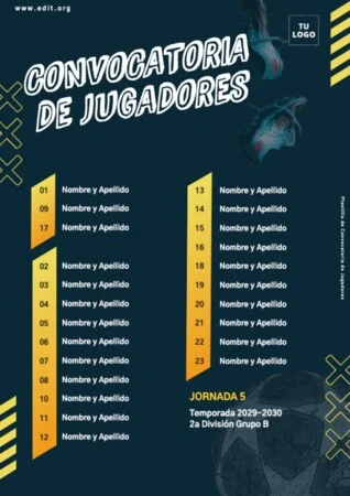 Edita una plantilla A4