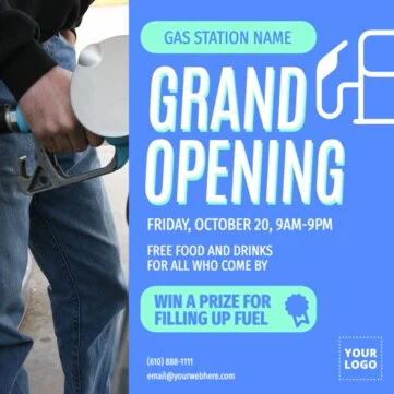 Edit a gas station template