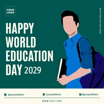 Edit an Education Day flyer