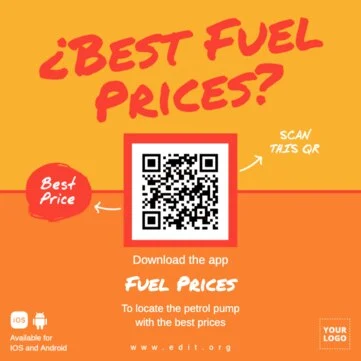 Bearbeite eine Vorlage für Tankstellen