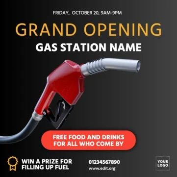 Edit a gas station template