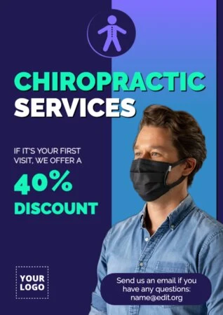 Edit a design for chiropractic services
