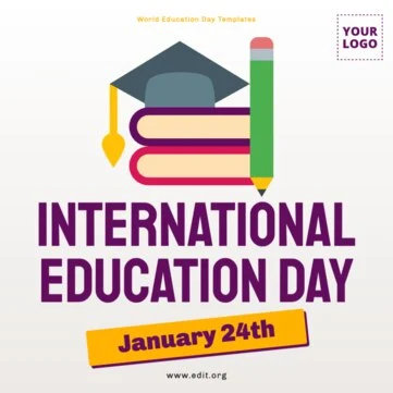 Edit an Education Day flyer